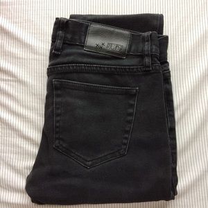 Rude Black Skinny Denim Jeans 30x30